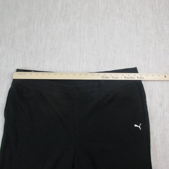 PUMA Jogger Sweatpants Mens 2XL Black Fitted Gym Sports Athletic Elastic Waist - Picture 5 of 8